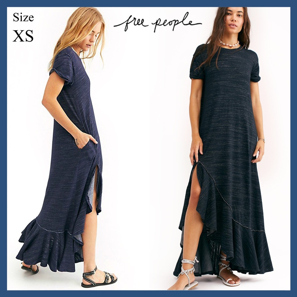 Free People Havana Tee maxi dress sz XS, Excellent condition.